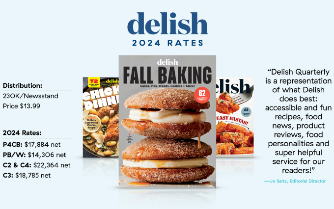 2024 Rates - Delish Magazine Media Kit